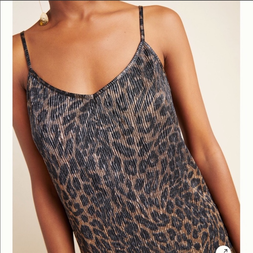 Anthropologie Current Air Cheetah Sparkle M